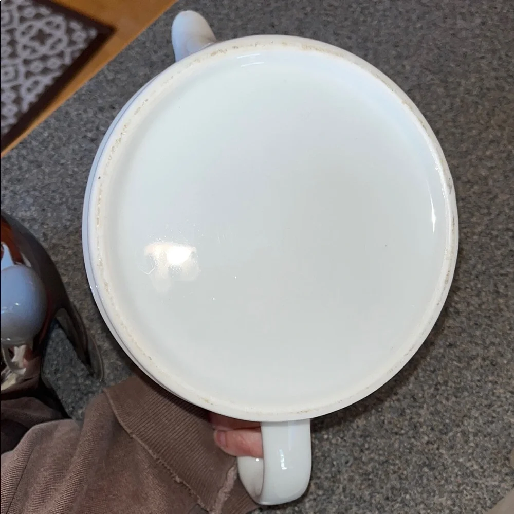 Old Dutch International Ceramic and Silvertone Coffee and Tea Cozy